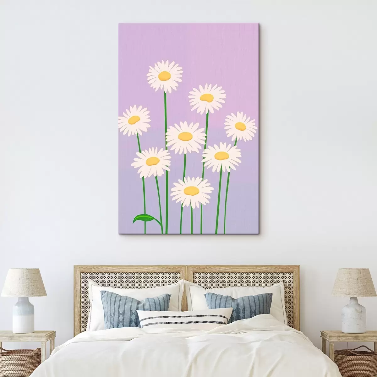 Glezna Margrietiņu pušķis s45828