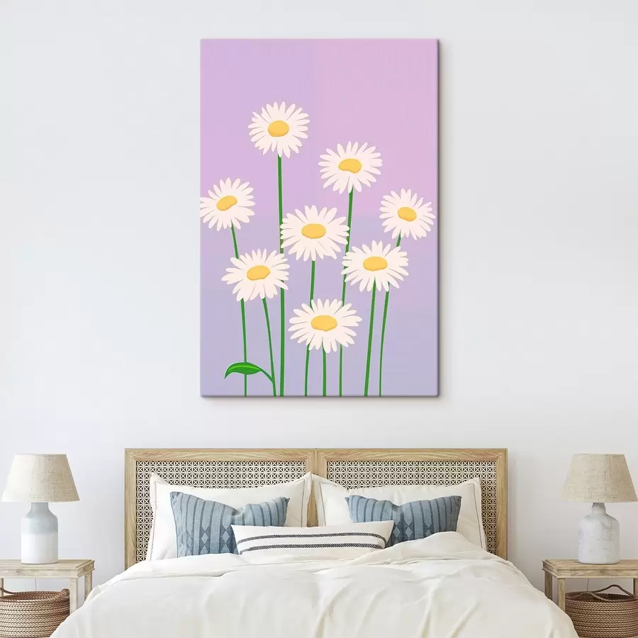 Glezna Margrietiņu pušķis s45828