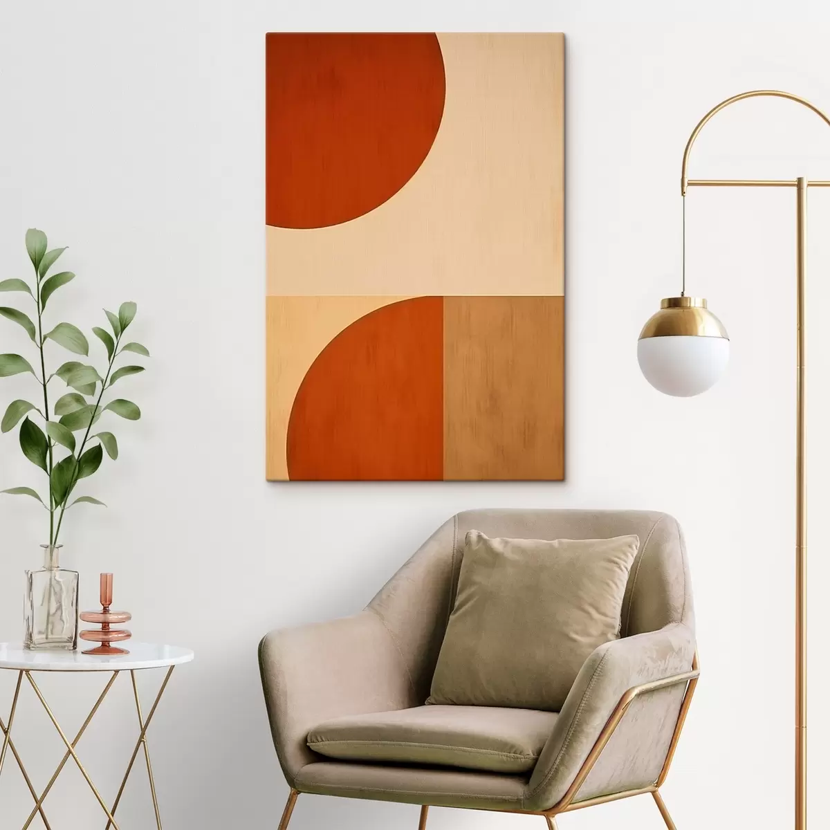 Glezna Abstrakti pusapļi s45844