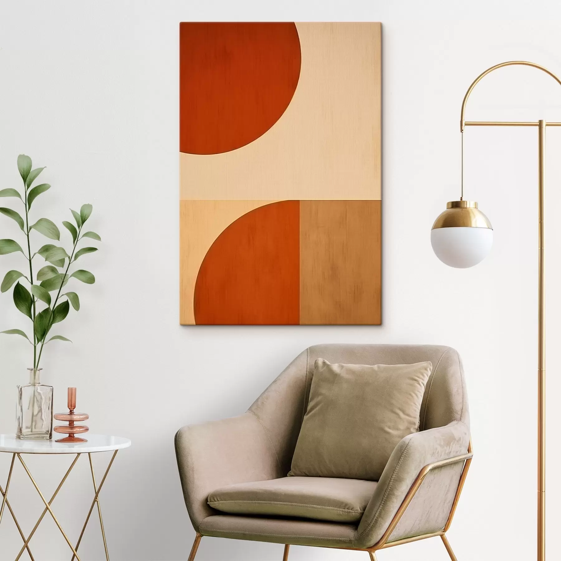 Glezna Abstrakti pusapļi s45844