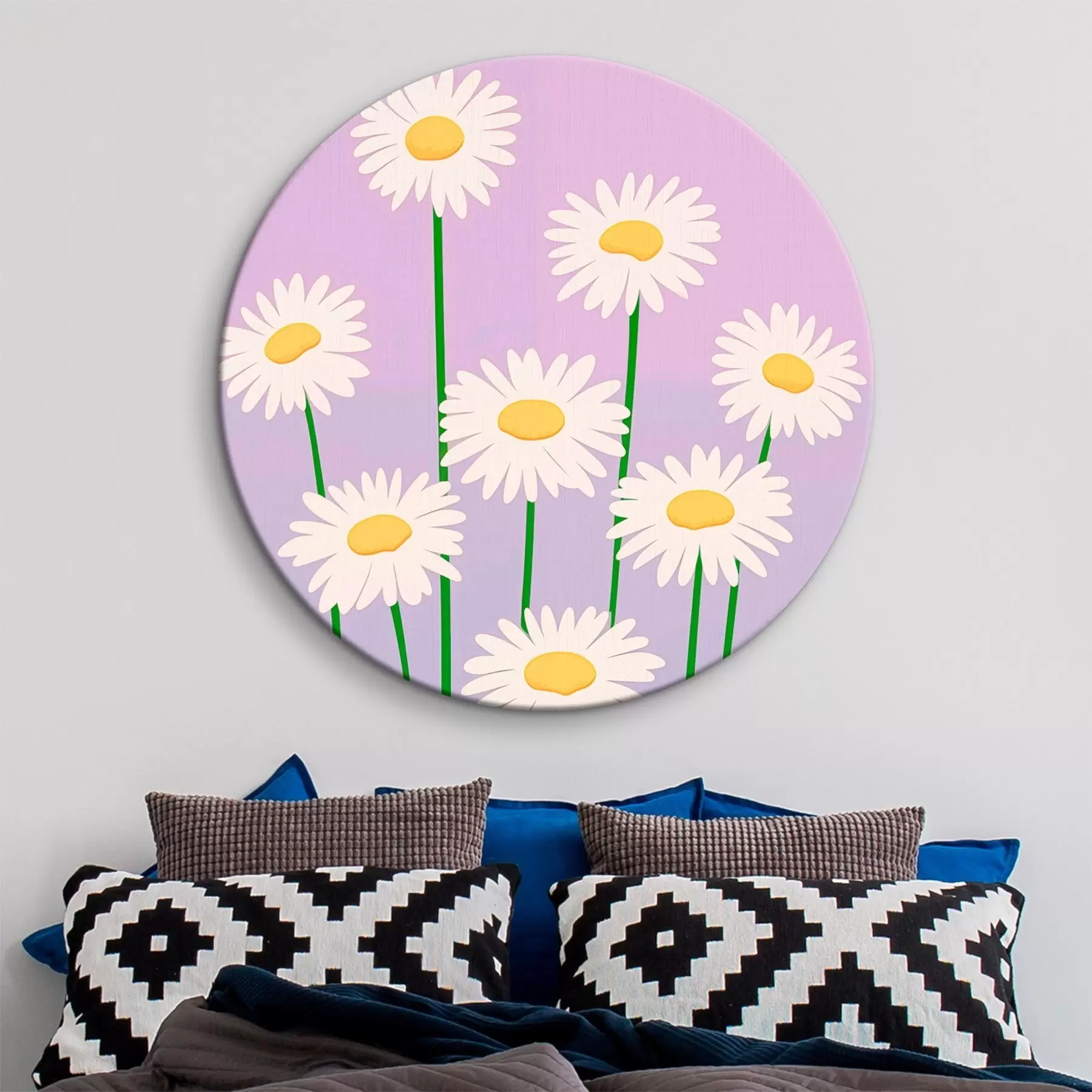 Glezna Margrietiņu pušķis r45828