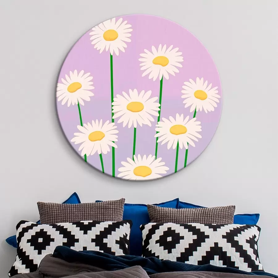 Glezna Margrietiņu pušķis r45828