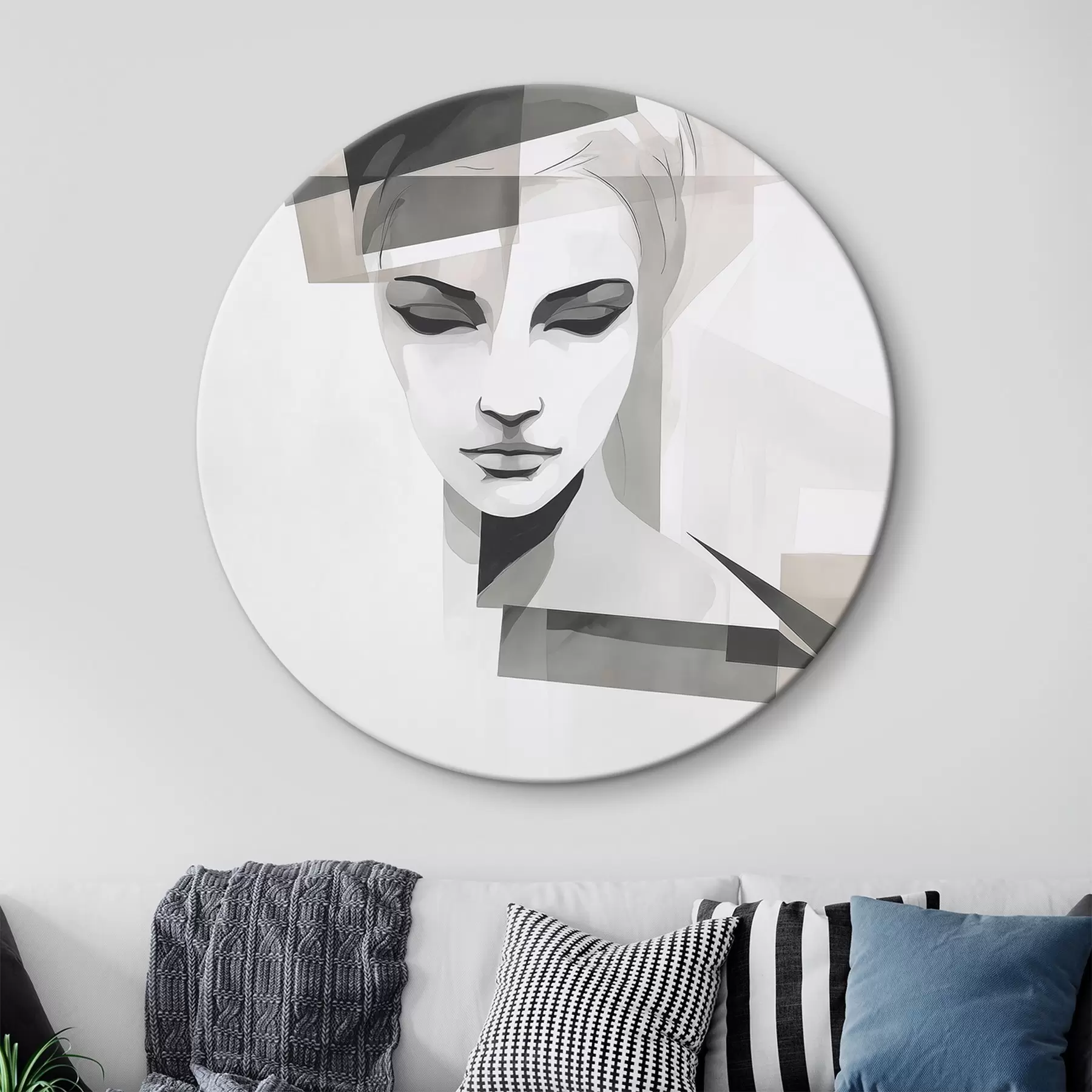 Glezna Abstraktais portrets r45917