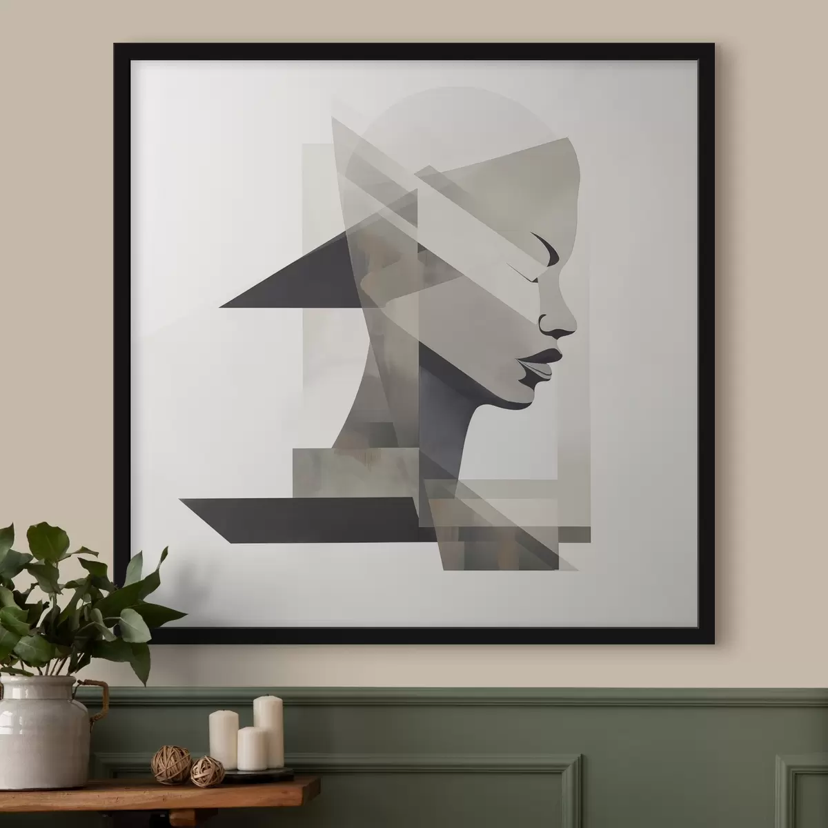 Plakāts Abstraktais portrets f45916