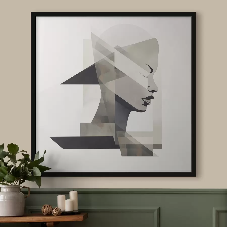 Fototapetes Abstraktais portrets f45916