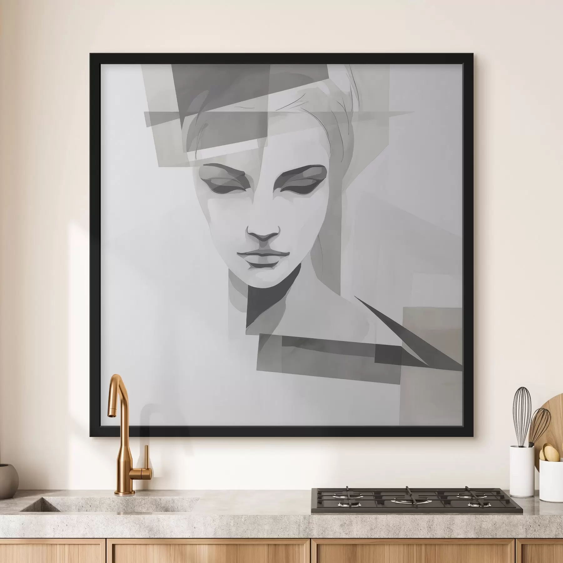 Fototapetes Abstraktais portrets f45917