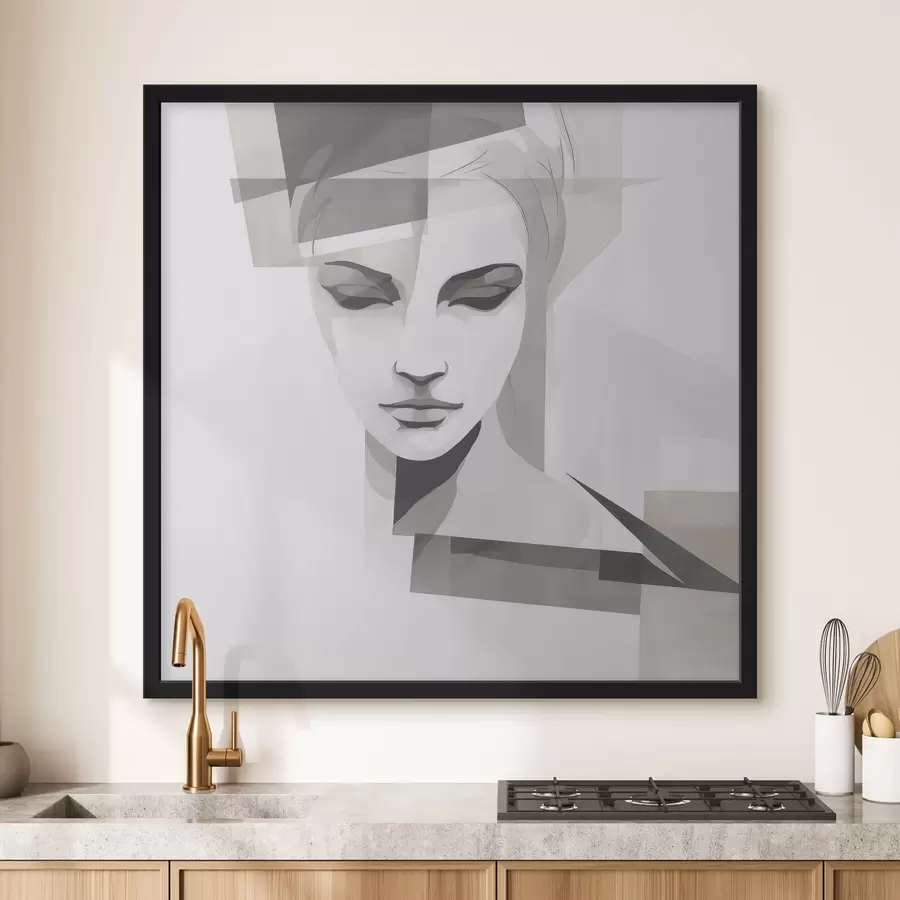 Fototapetes Abstraktais portrets f45917