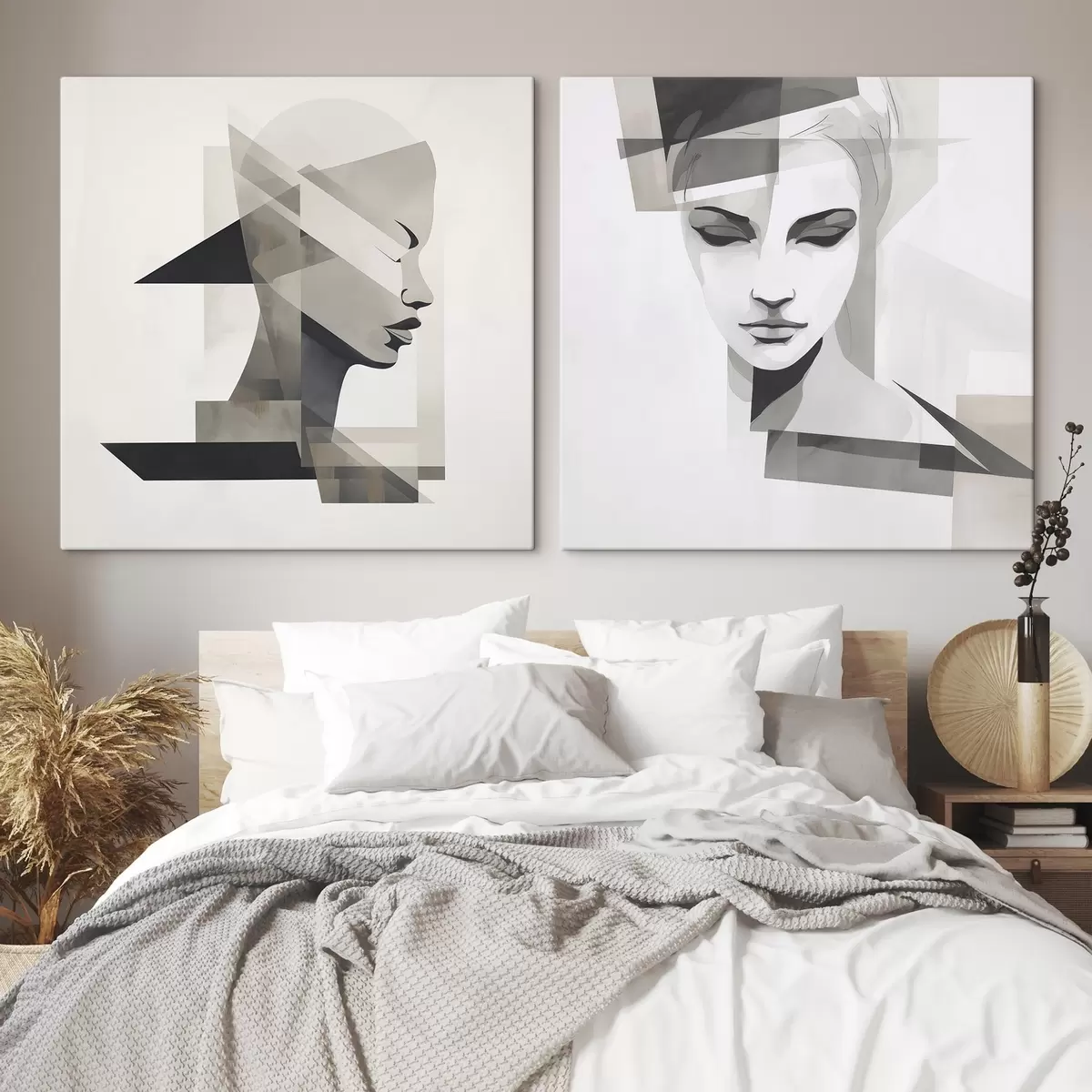 Glezna Abstraktais portrets m00753