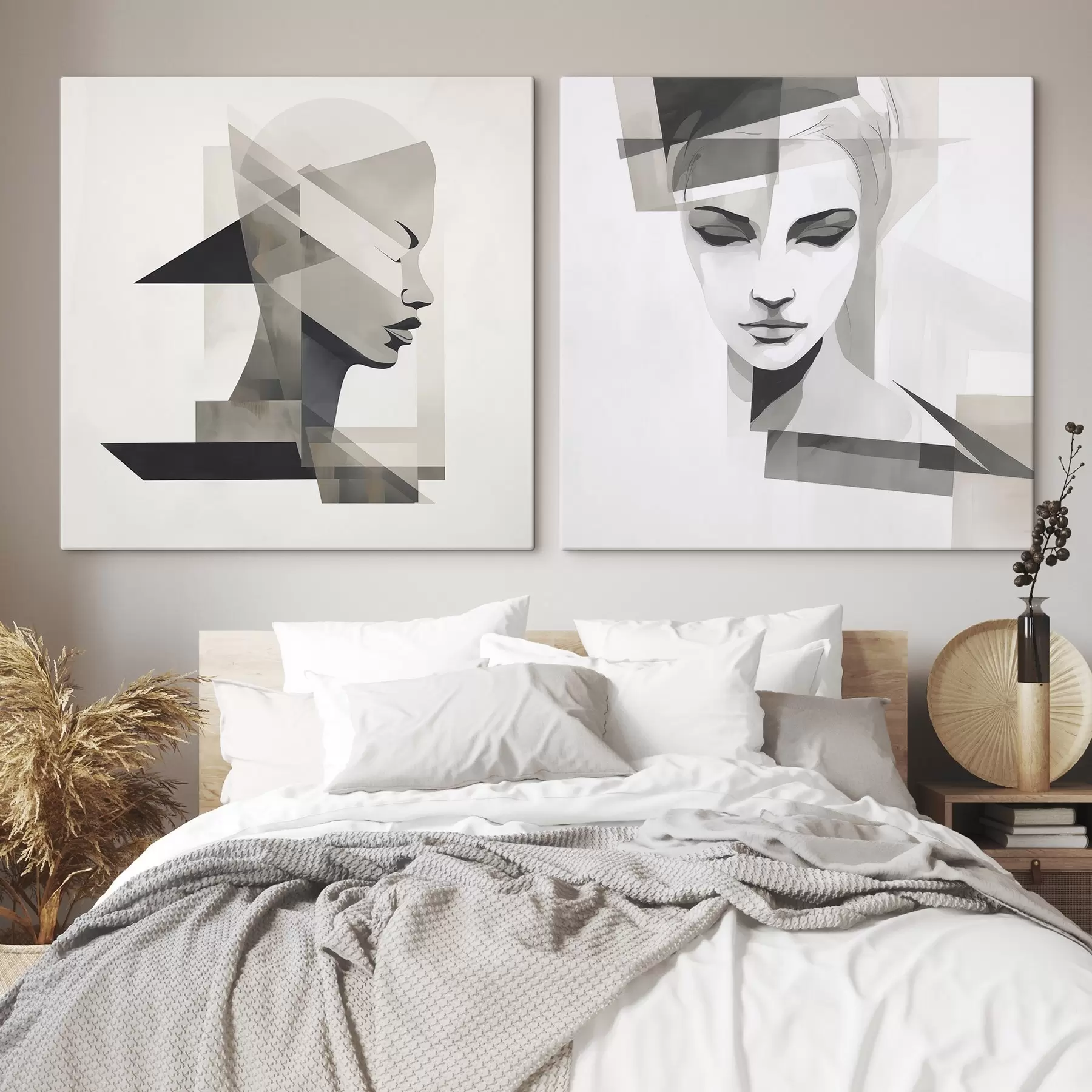 Glezna Abstraktais portrets m00753