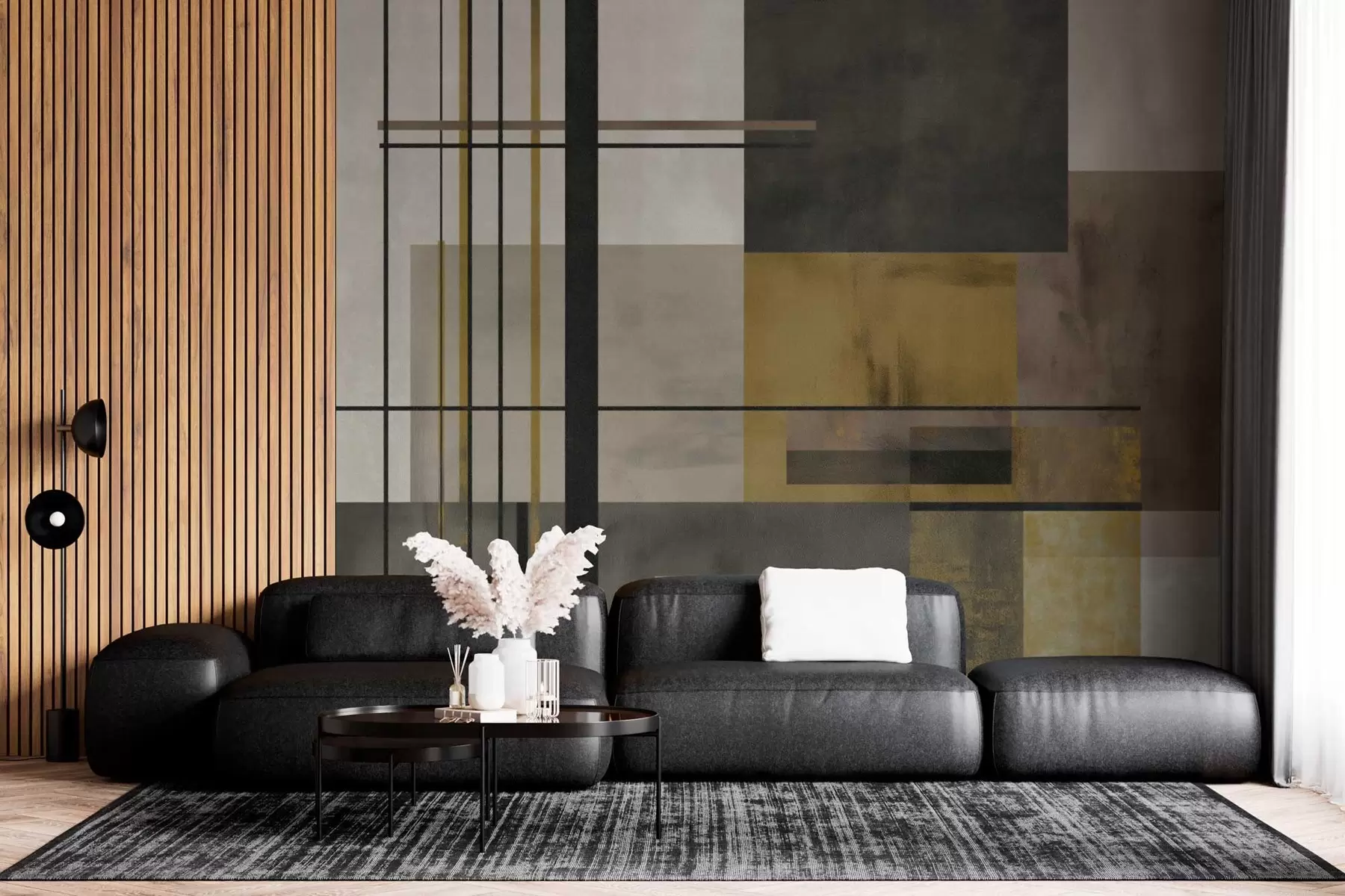 Fototapetes abstrakta ģeometrija w04502