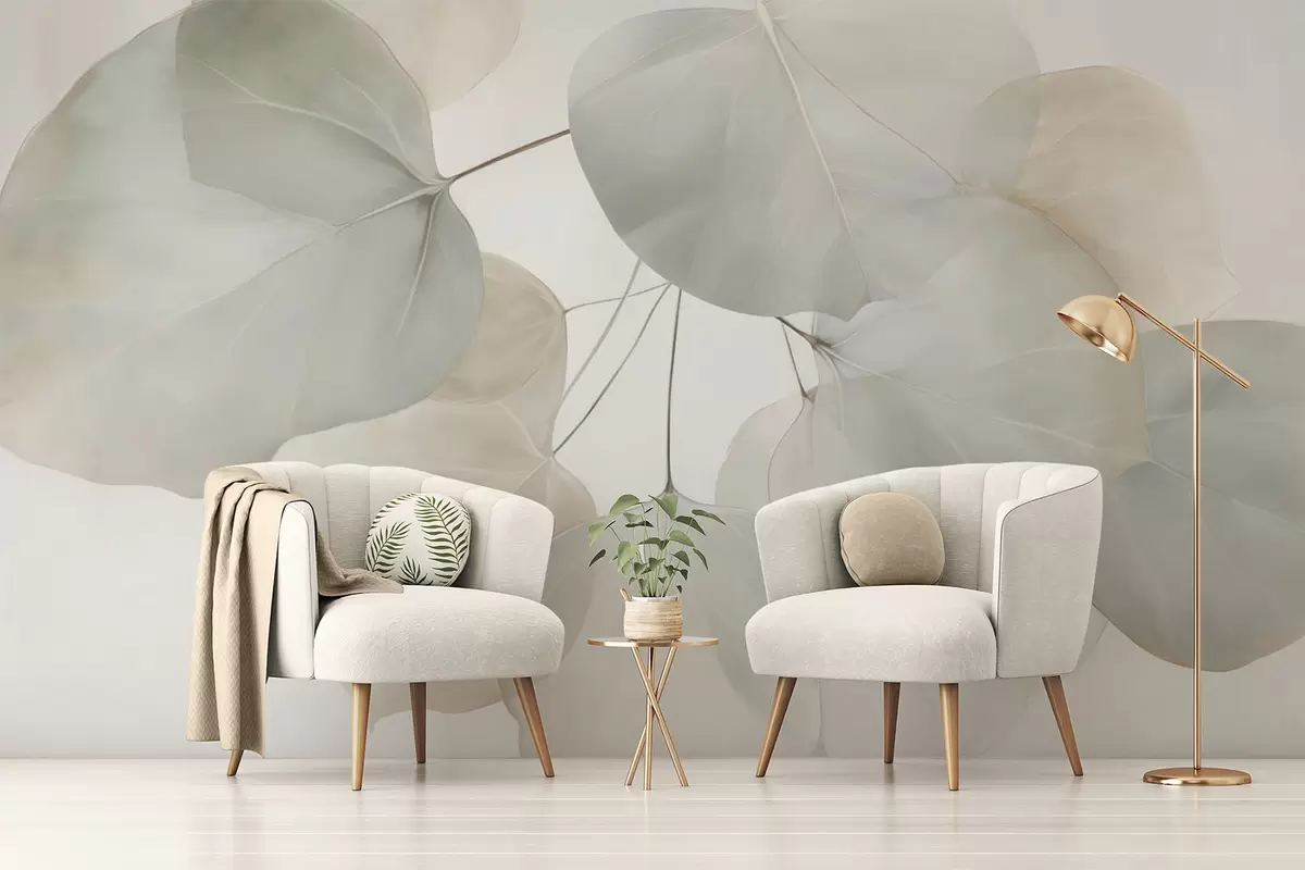 Fototapetes Milzīgas lapas w04599v1