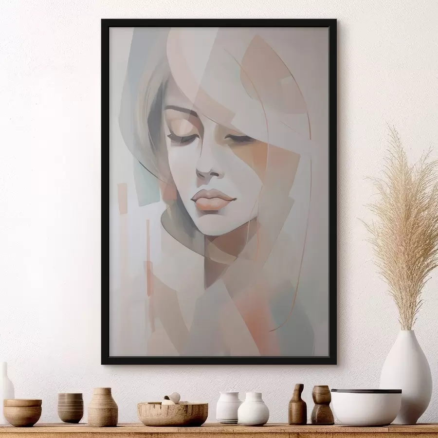 Fototapetes Abstrakts meitenes portrets f45972