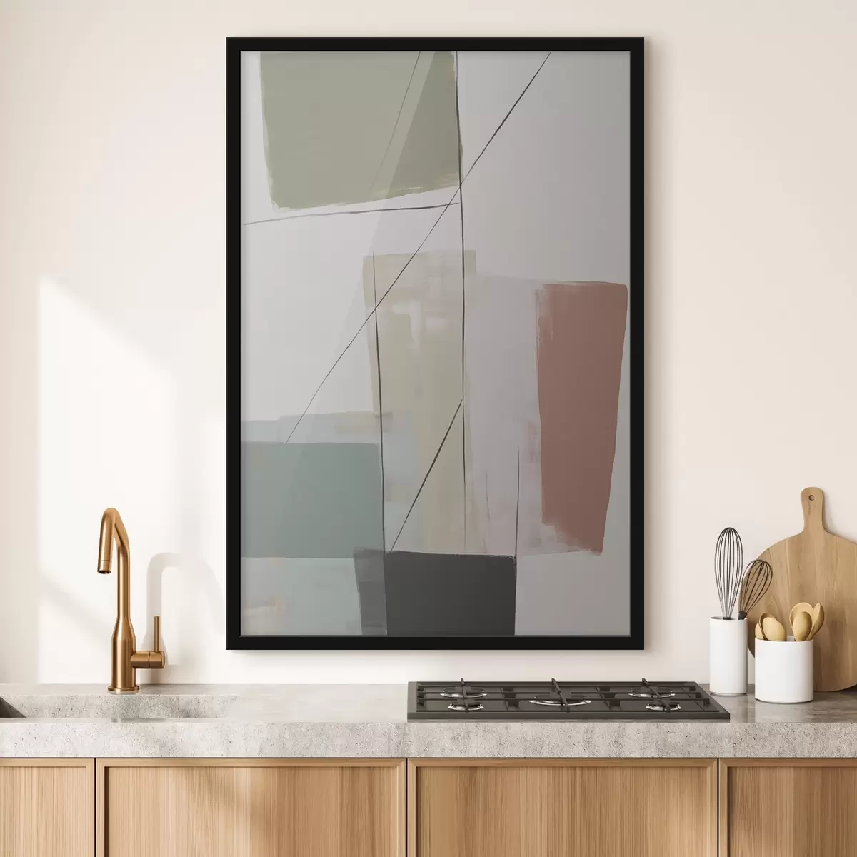 Plakāts Abstrakcija ar nobrāzumiem f45974