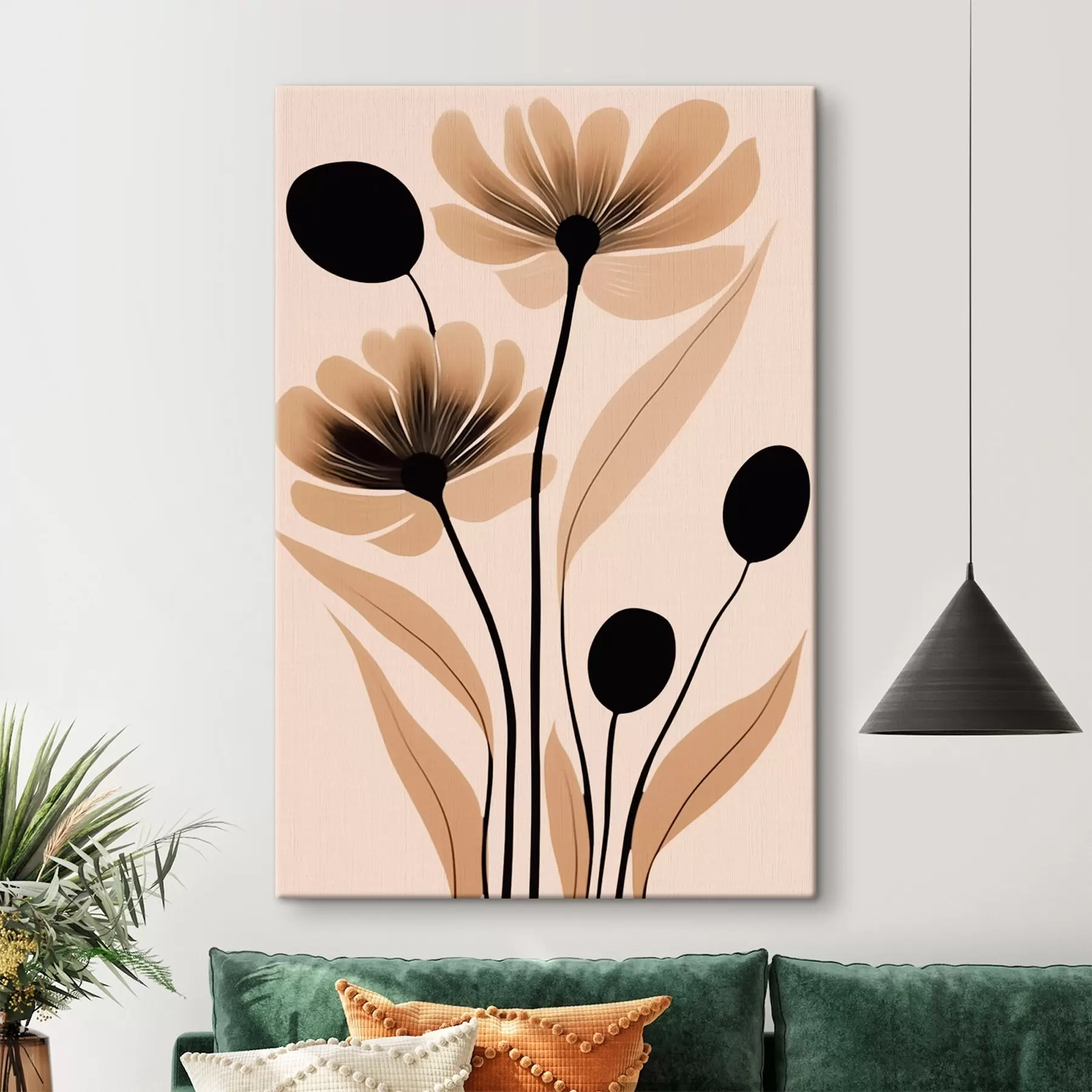 Glezna Abstrakti ziedi s45963