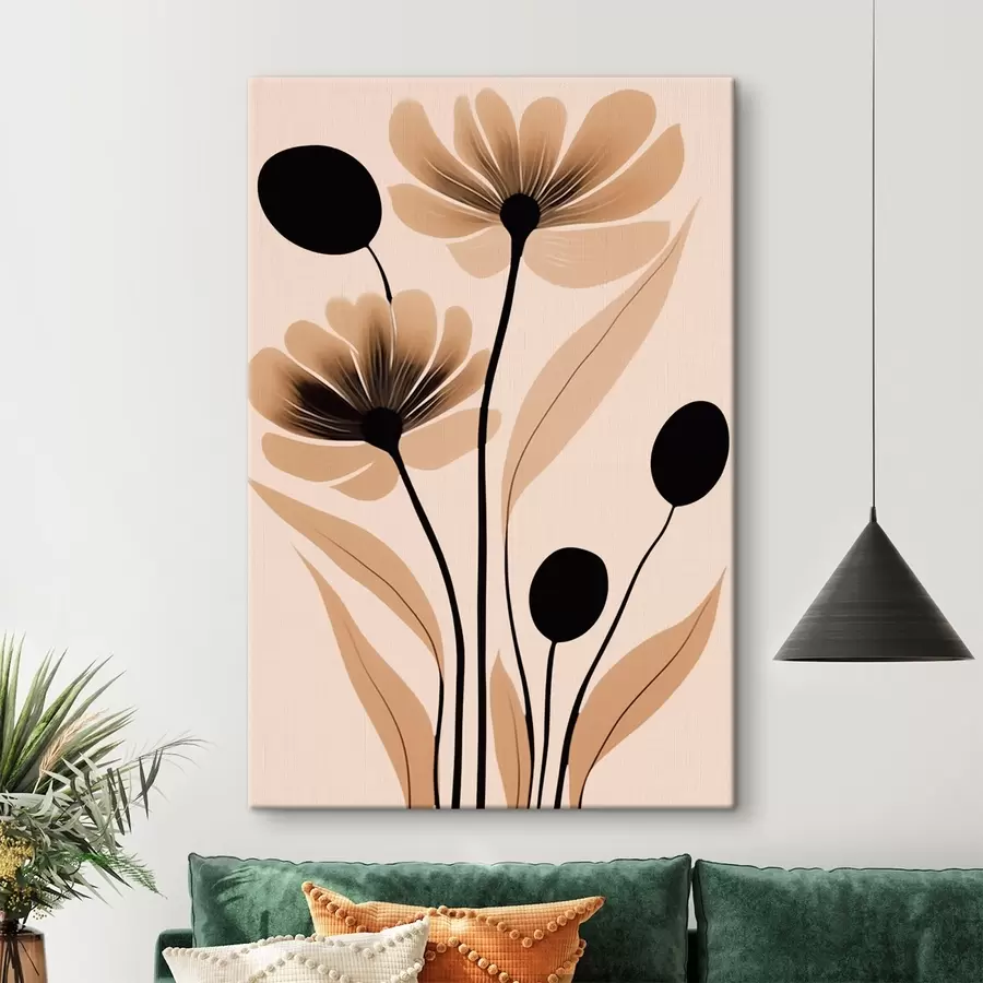 Glezna Abstrakti ziedi s45963