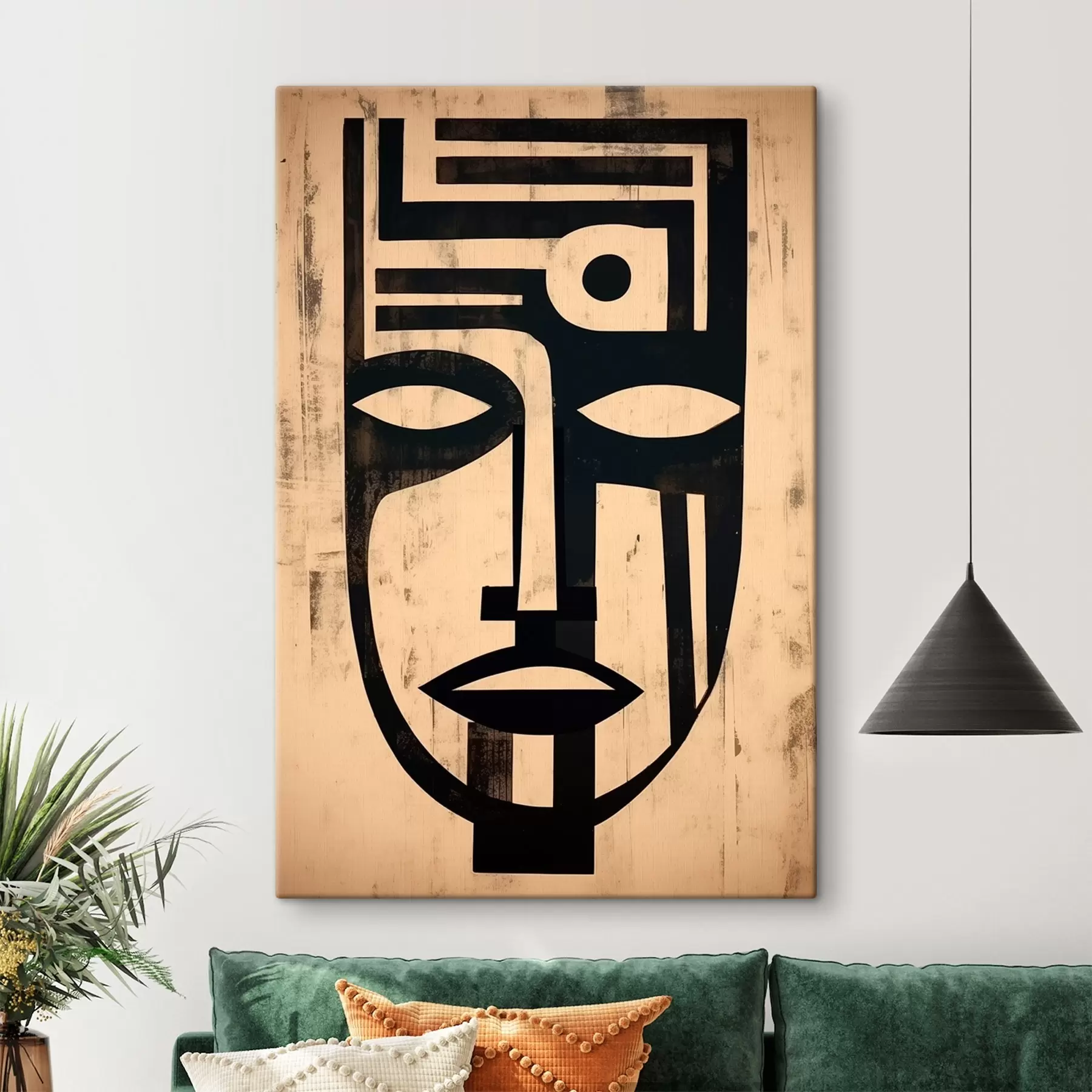 Glezna Ģeometriska abstrakta seja s45970