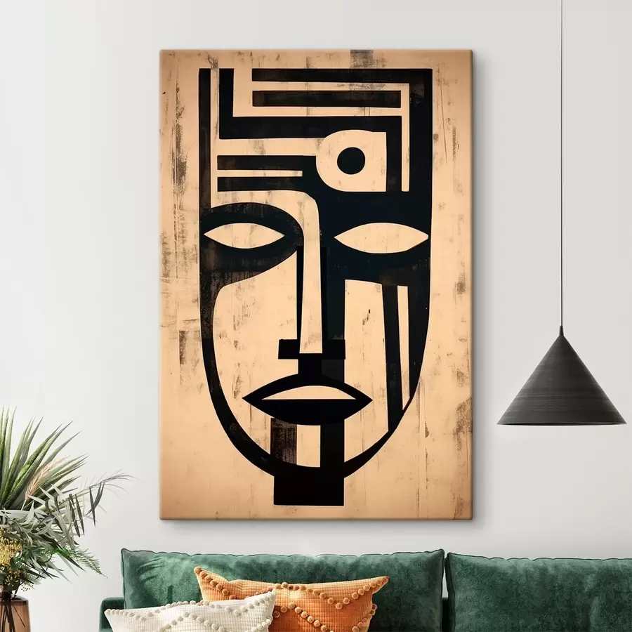 Glezna Ģeometriska abstrakta seja s45970