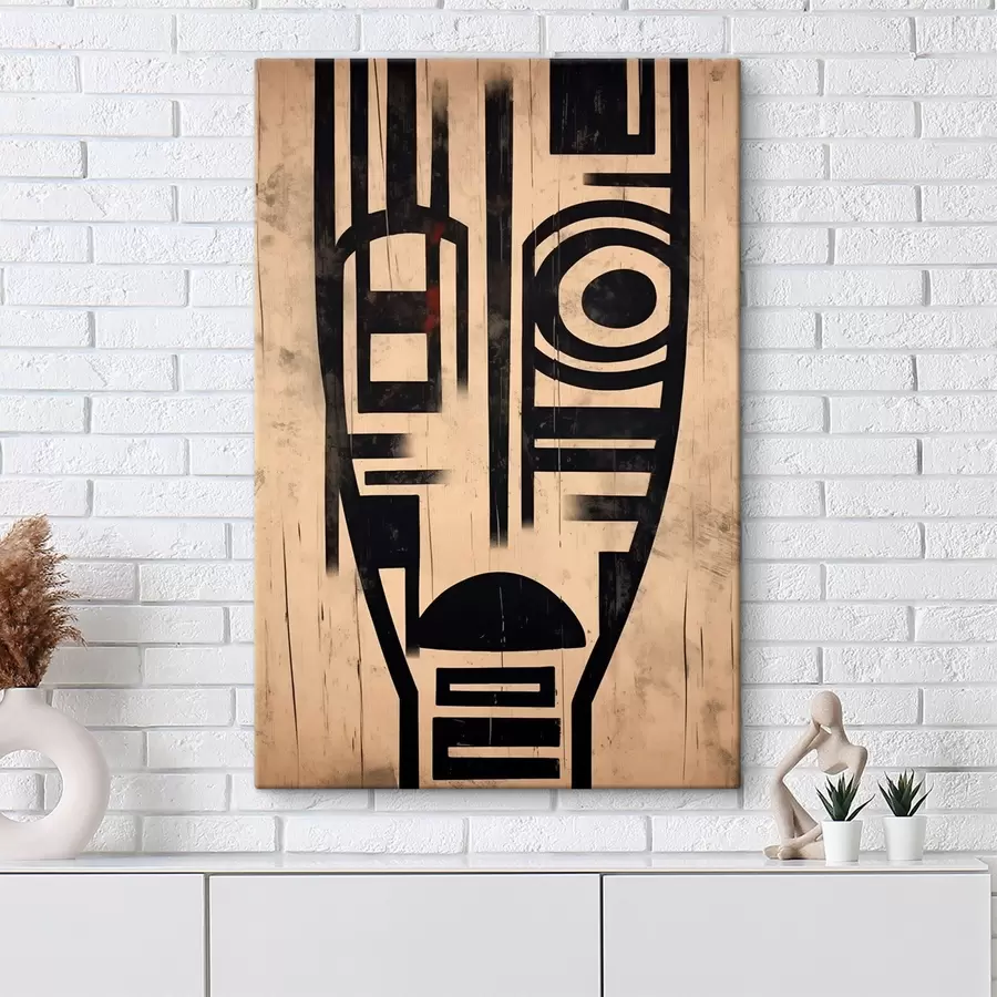 Glezna Ģeometriska abstrakta seja s45971