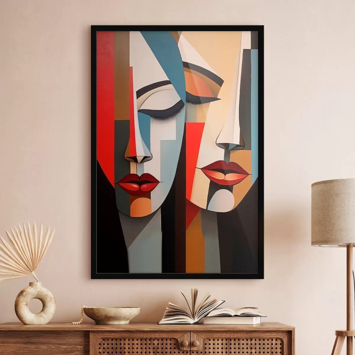 Plakāts Abstraktas sieviešu sejas f45967