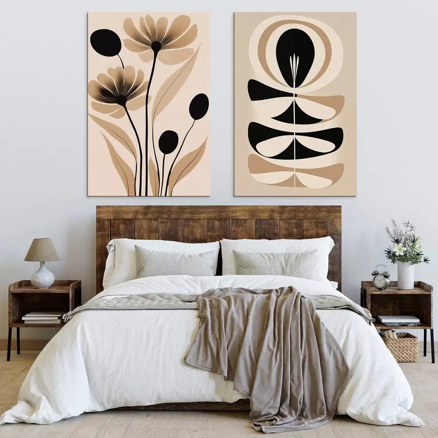 Glezna Abstrakti ziedi m00773