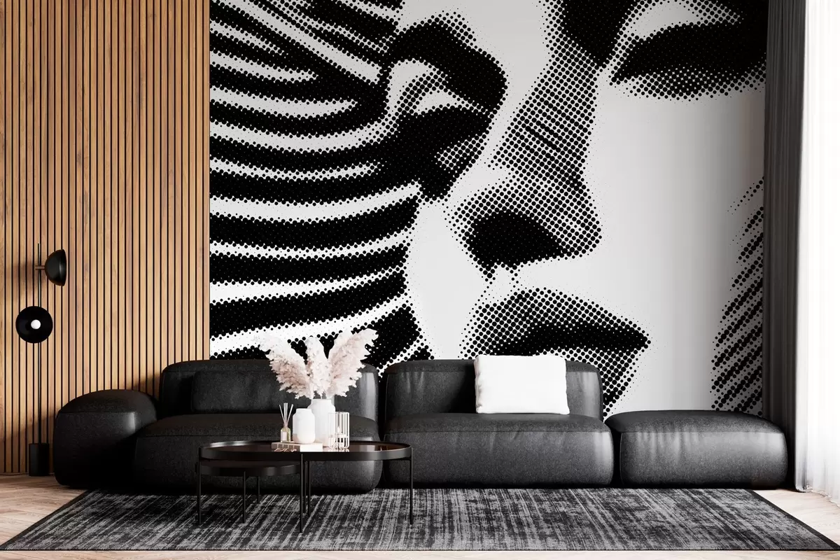 Fototapetes Popārta stila sievietes seja w04504