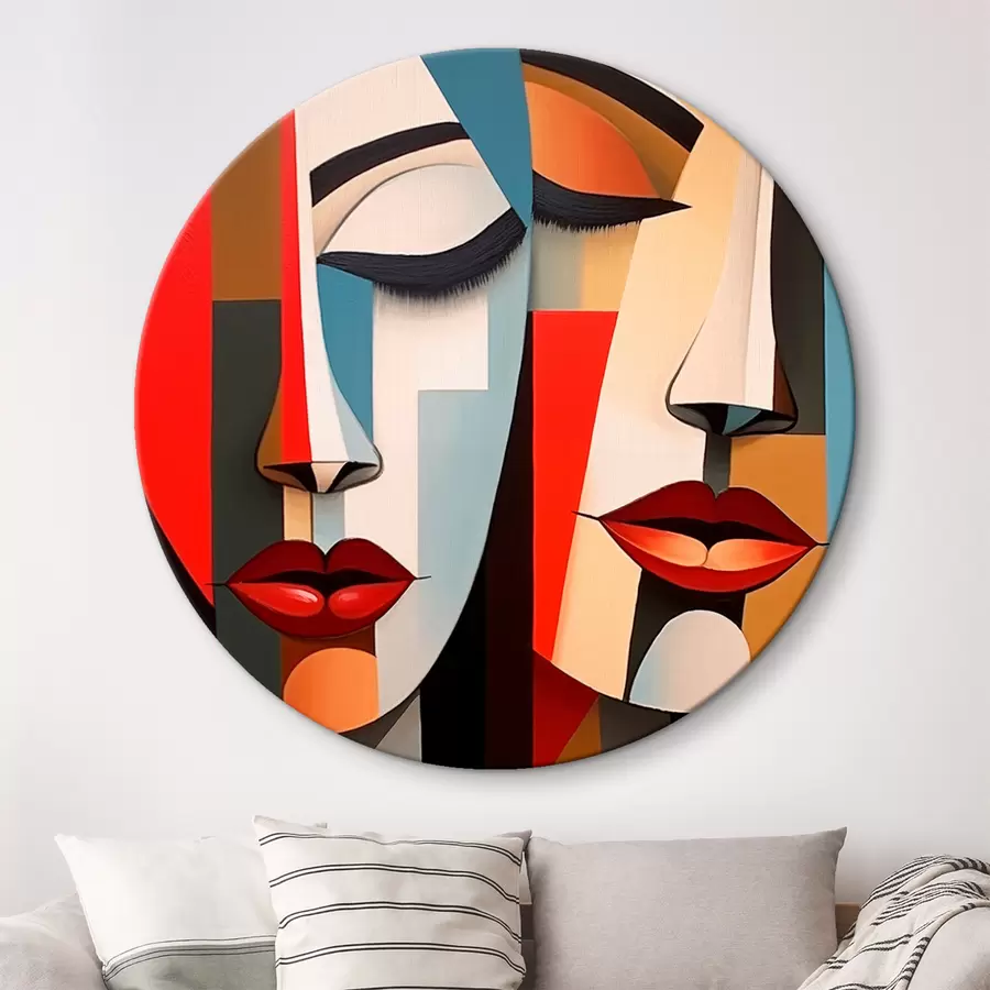 Glezna Abstraktas sieviešu sejas r45967