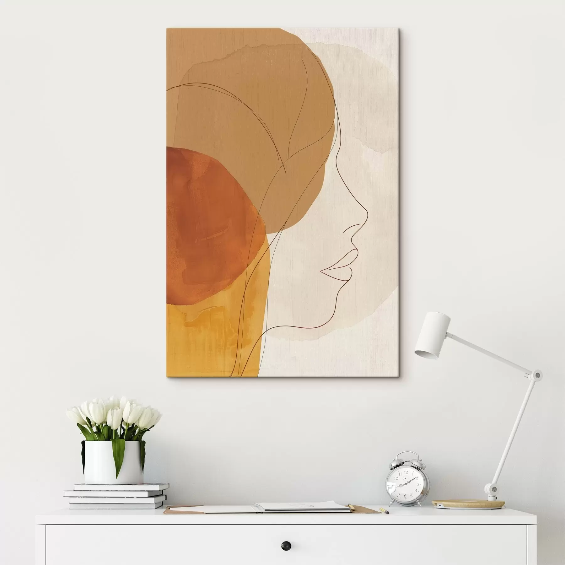 Glezna Abstrakcija, meitene s45654