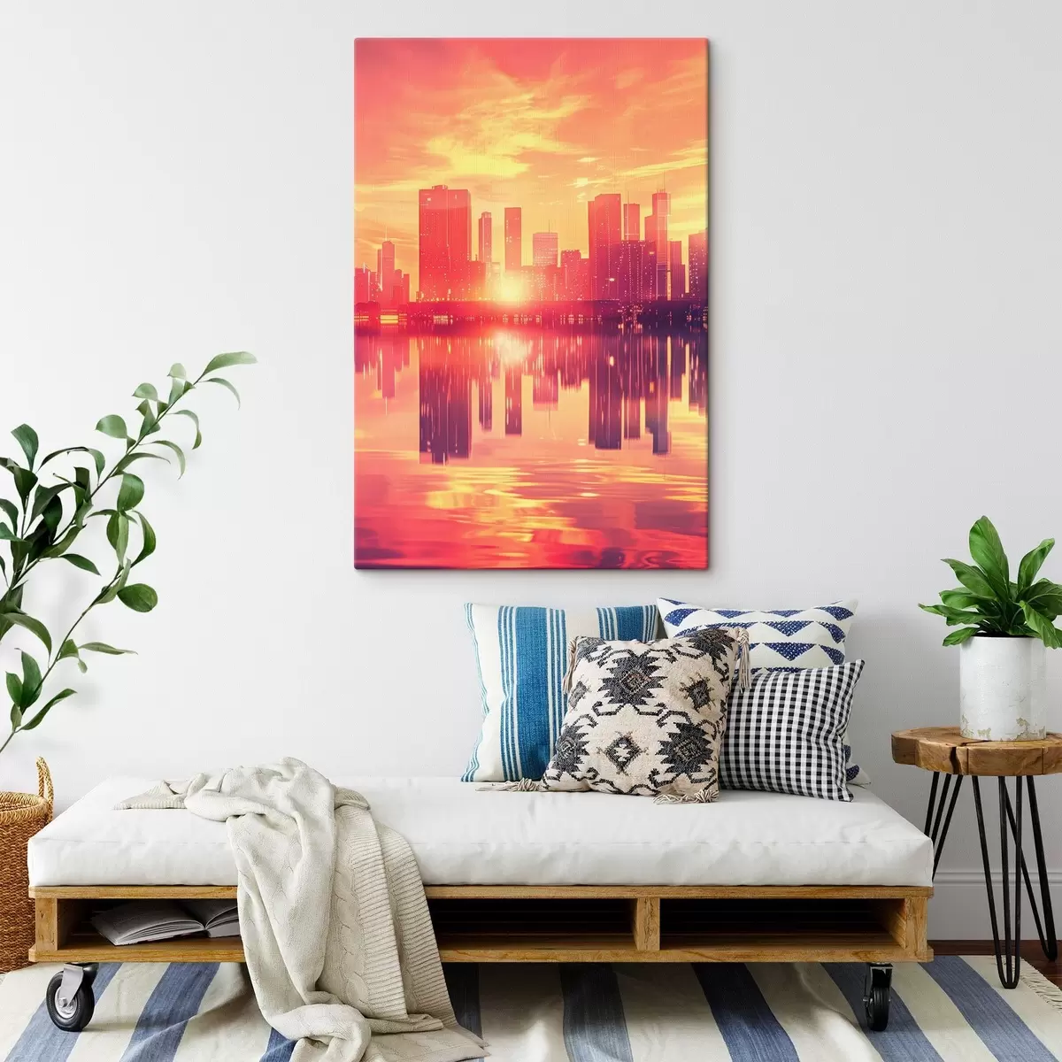 Glezna Pasūtījums mūsdienīgas pilsētas fonā s45659