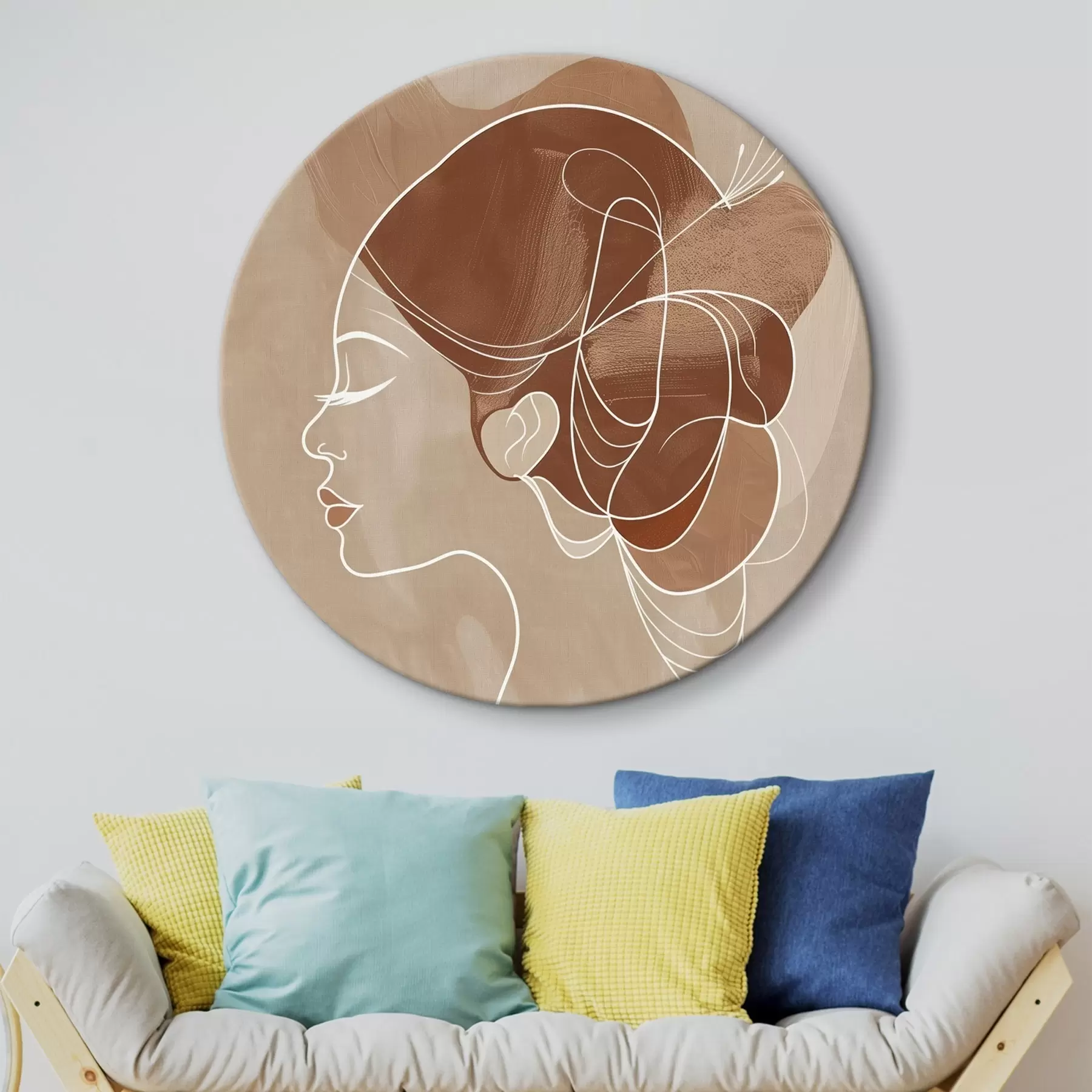 Glezna Abstrakta kompozīcija, meitene r45655