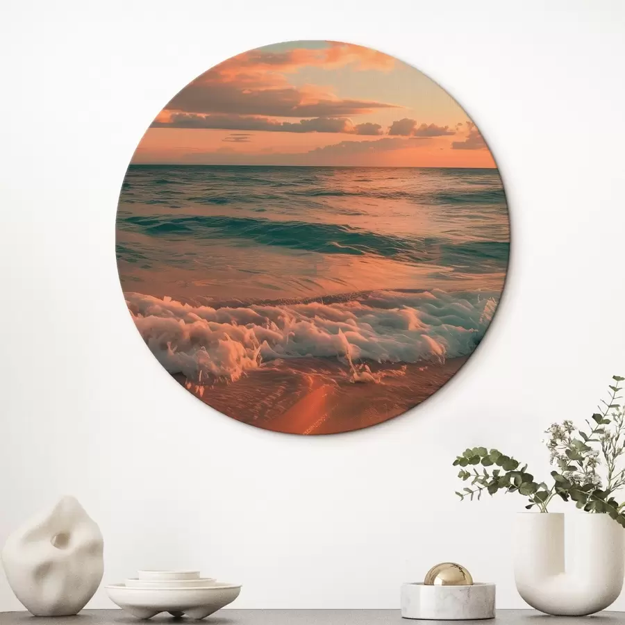 Glezna Mākoņi uz jūras fona r45660