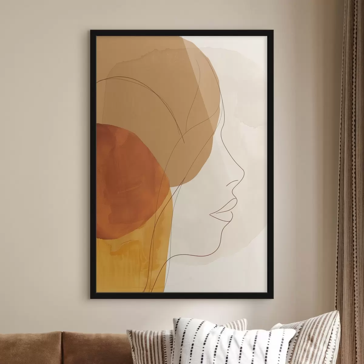 Plakāts Abstrakcija, meitene f45654