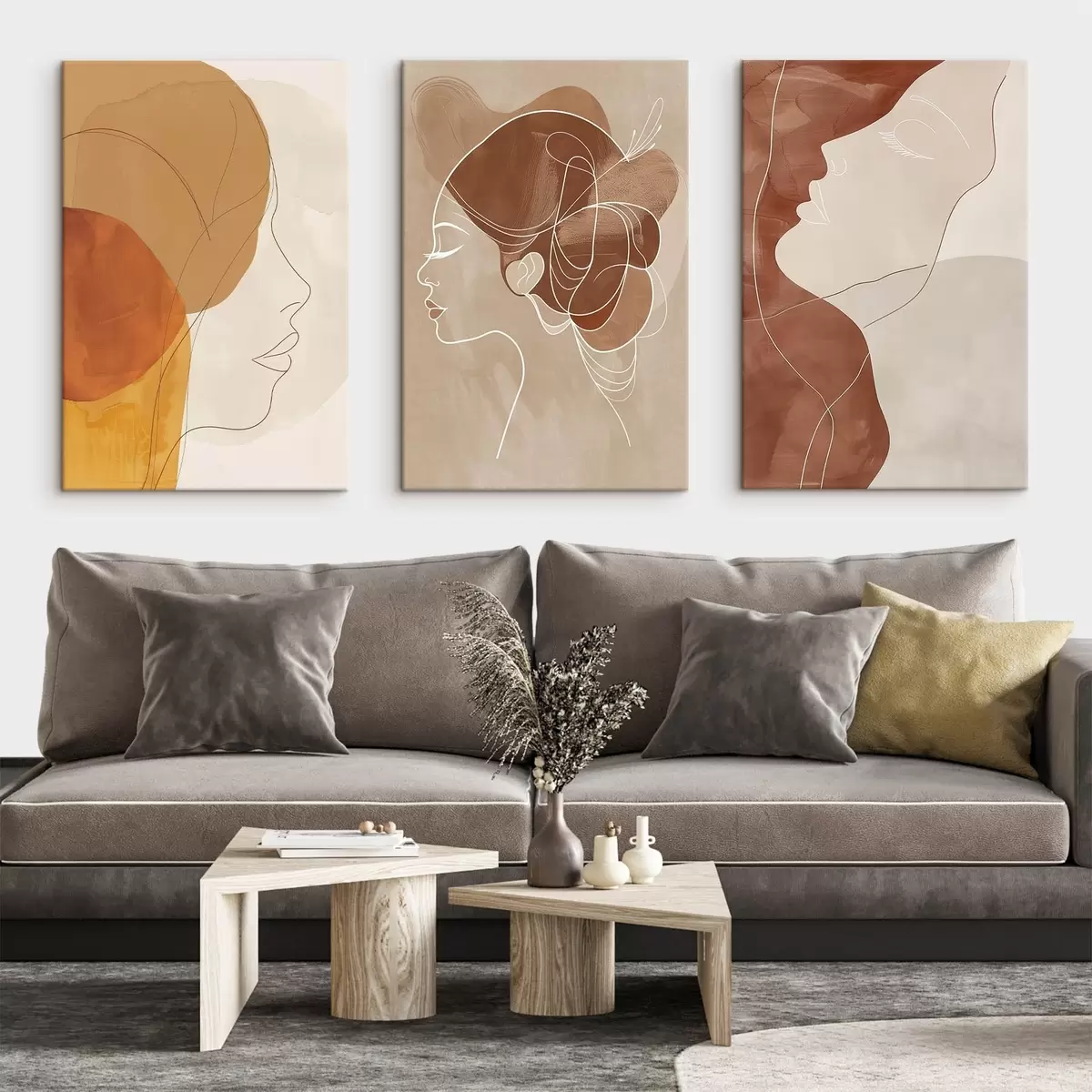 Glezna Abstrakcija, cilvēki, meitene m00783