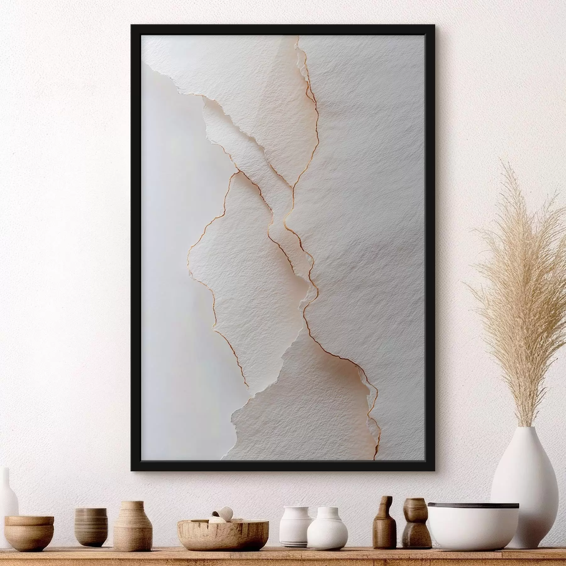 Fototapetes Viegli papīra plīsumi ar smalku malu f45884