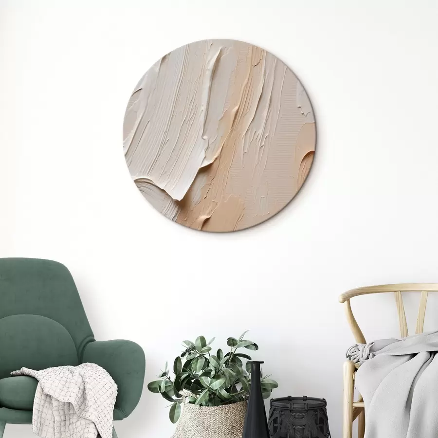 Glezna Teksturēti pasteļtoņi smilškrāsas un krēmkrāsas toņos r45871