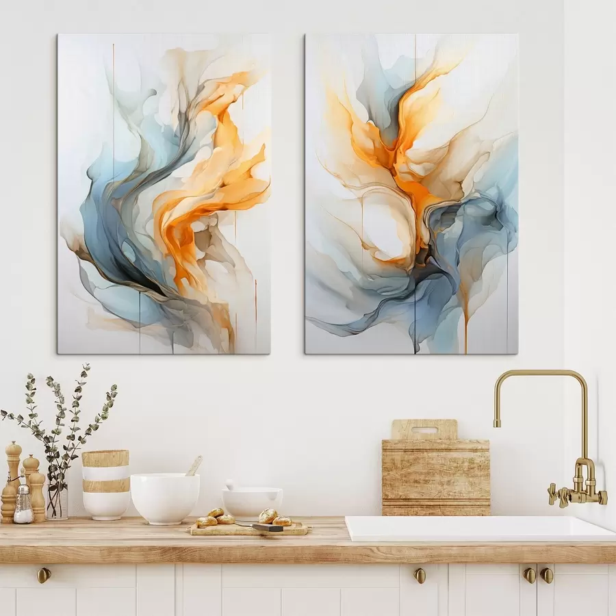 Glezna Šķidruma abstraktums m00781