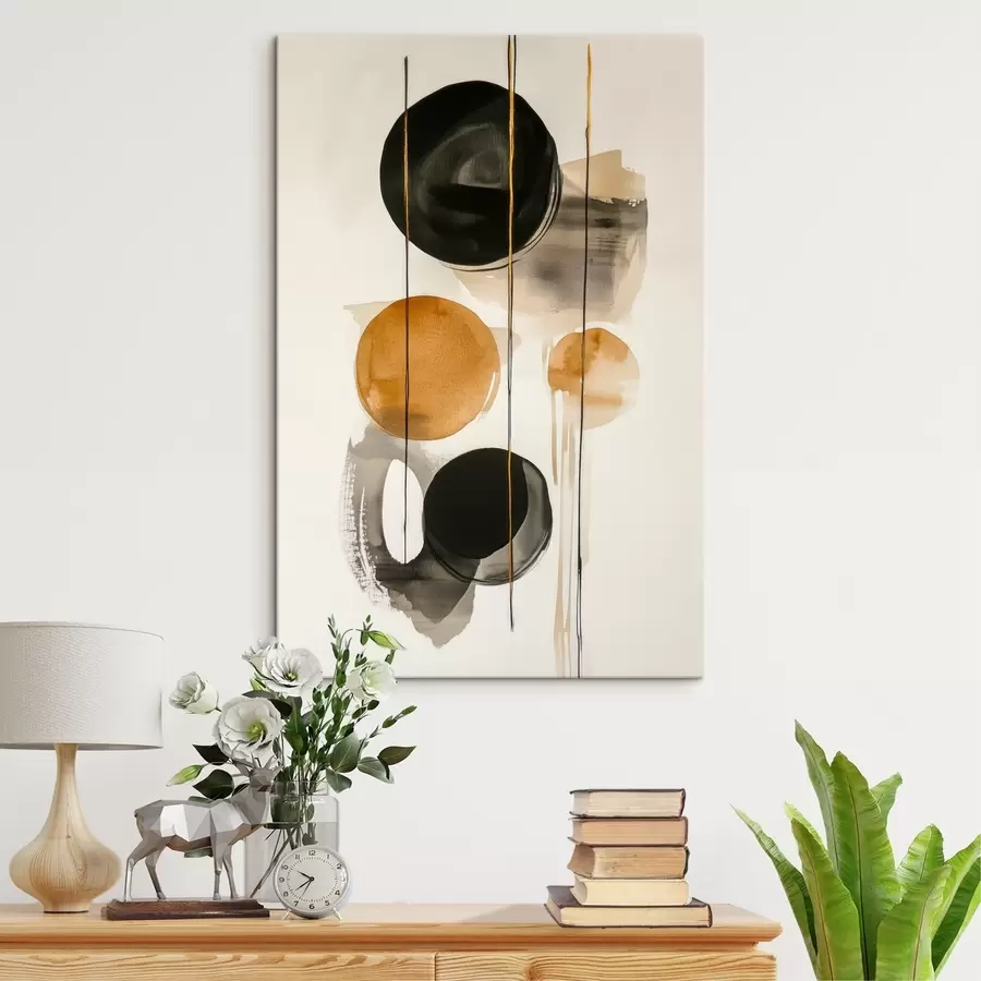 Glezna Abstraktie apļi s45779