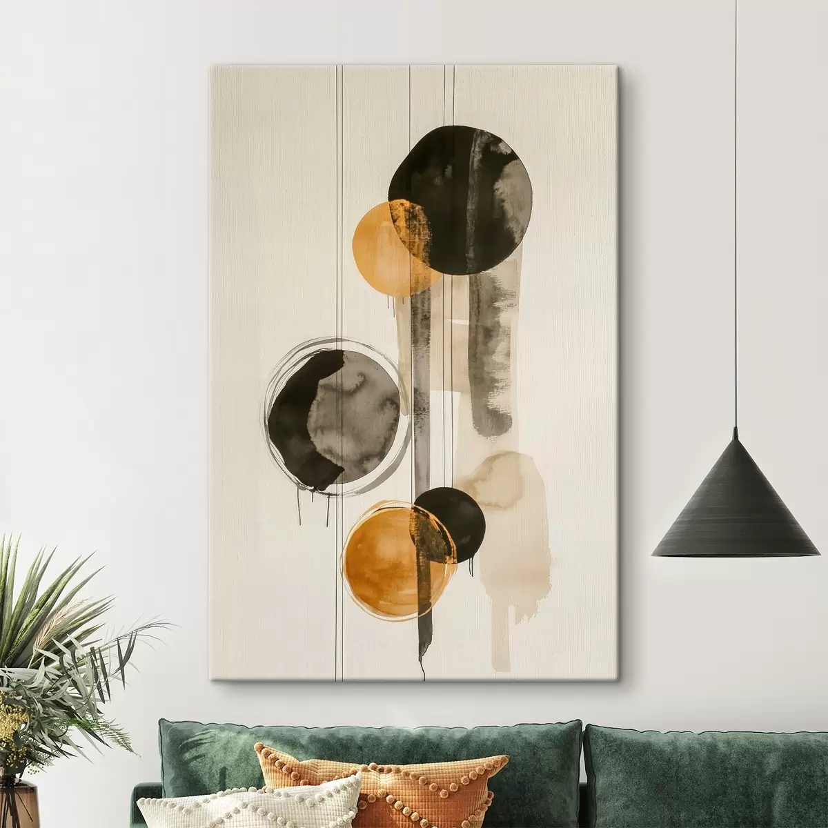 Glezna Abstraktie apļi s45780