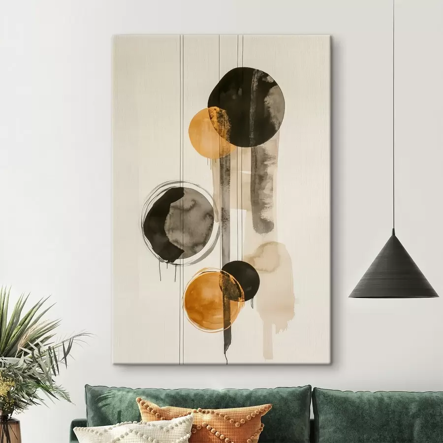 Glezna Abstraktie apļi s45780