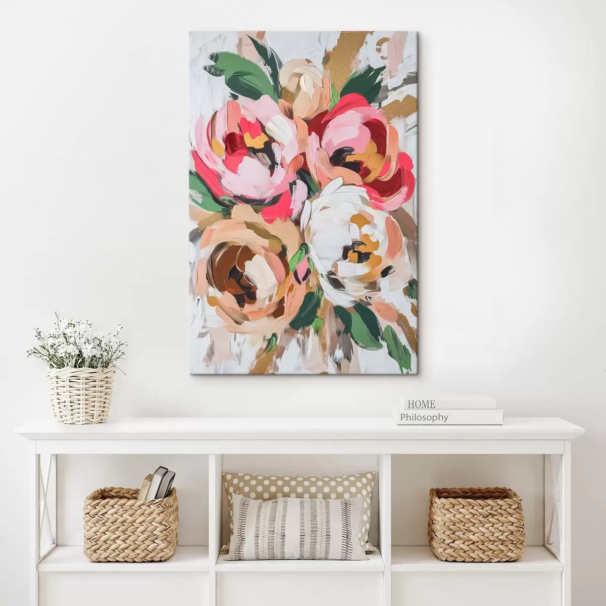 Glezna Abstrakts ziedu pušķis s45982