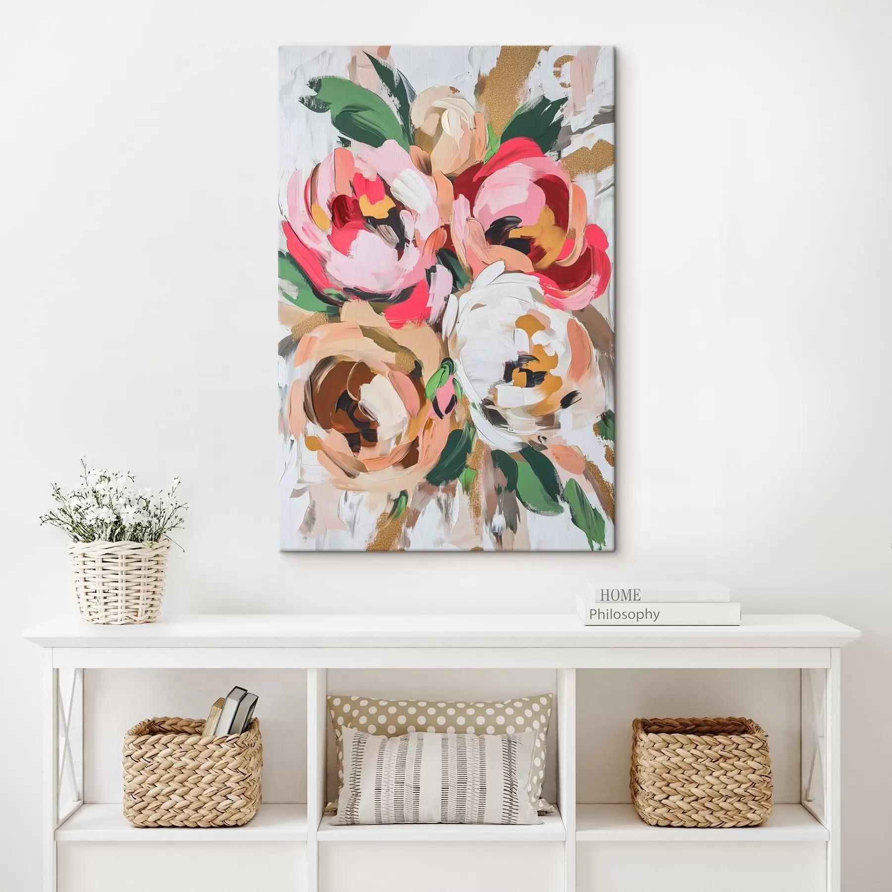 Glezna Abstrakts ziedu pušķis s45982