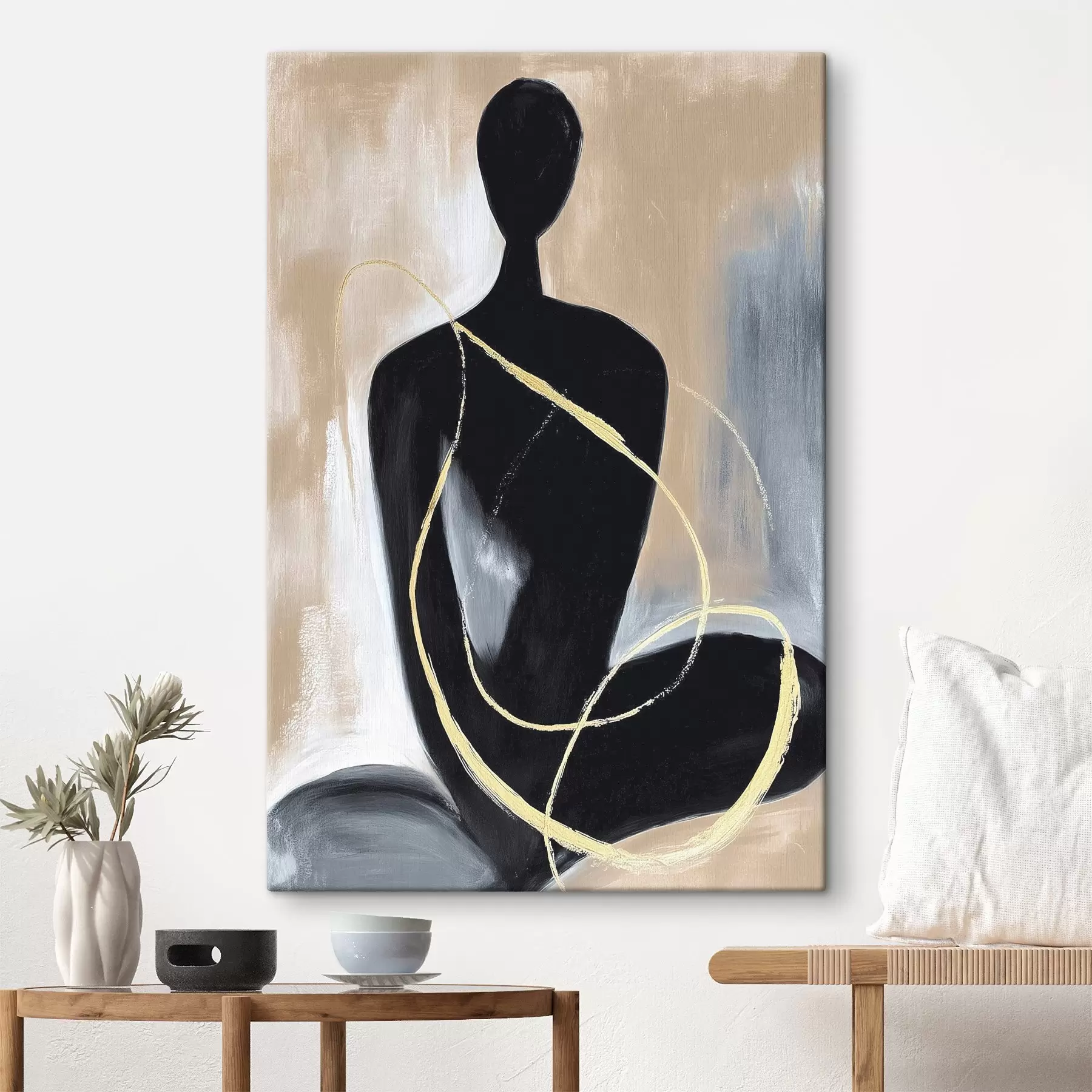 Glezna Abstraktais siluets s45985