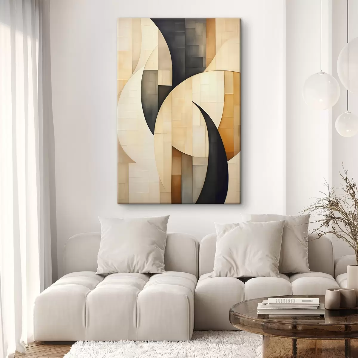 Glezna Ģeometriskā abstrakcija s46006