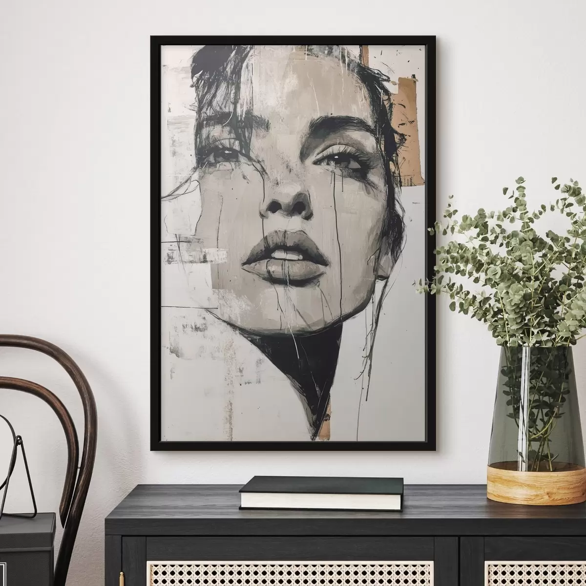 Plakāts Sievietes portrets f45778