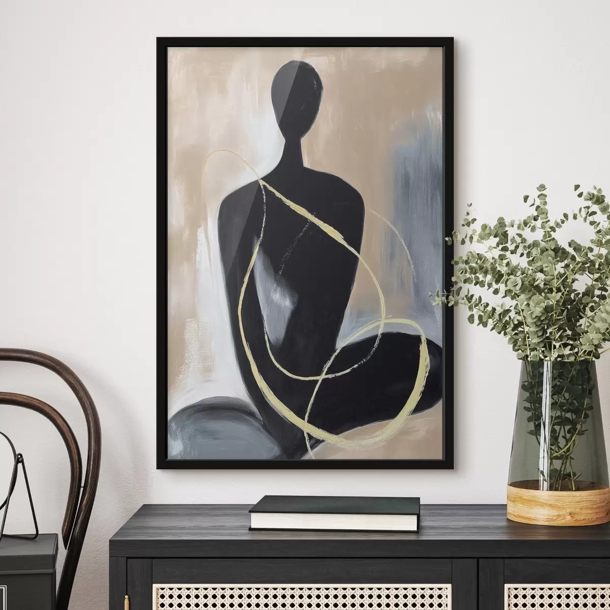 Plakāts Abstraktais siluets f45985