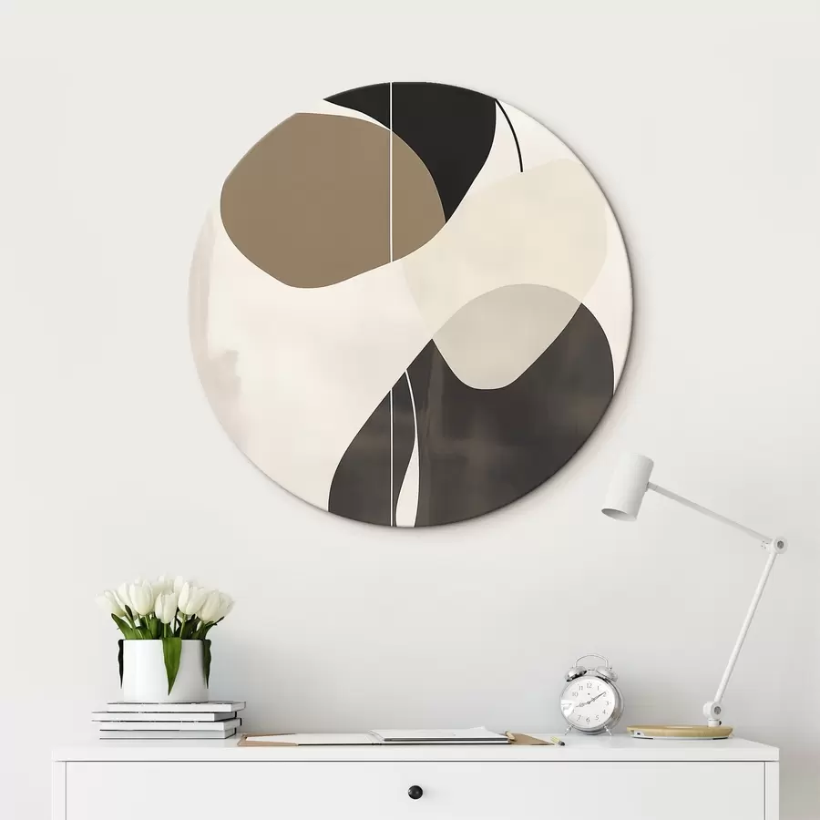 Glezna Peldošas abstrakcijas formas r45995