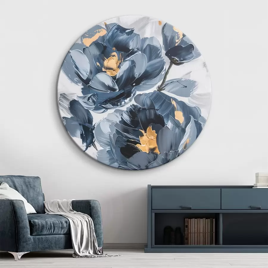 Glezna Lieli abstrakti ziedi r46010