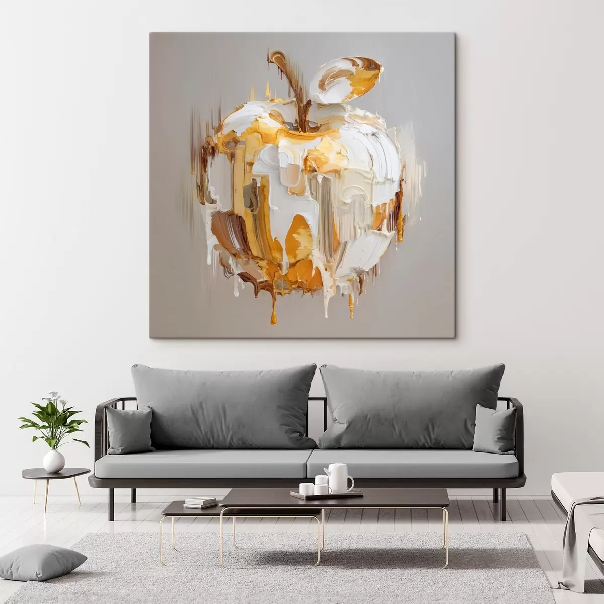 Glezna Ābols ar izkusuša krāsas efektu s45862