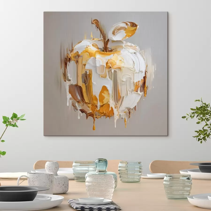 Glezna Ābols ar izkusuša krāsas efektu s45862