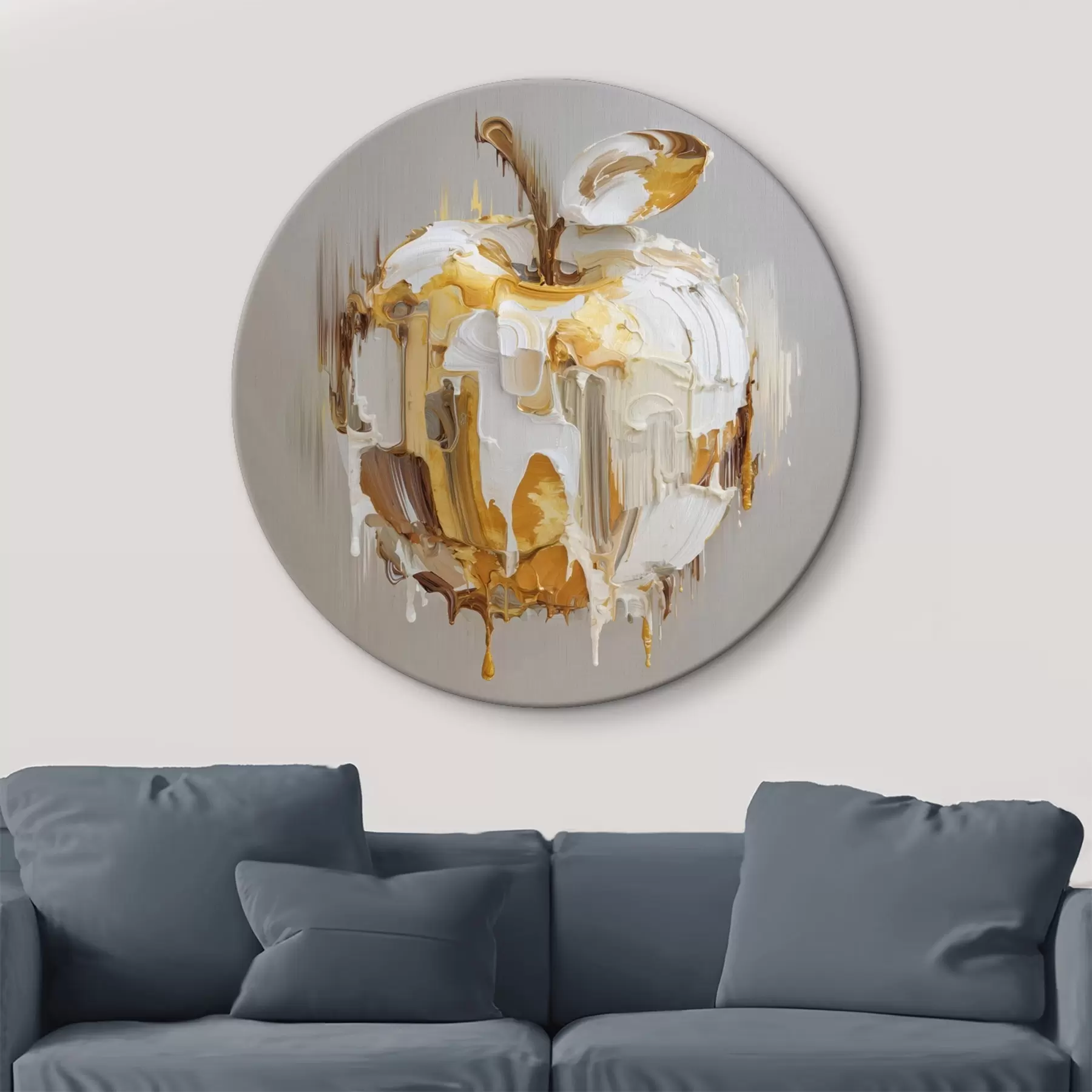 Glezna Ābols ar izkusuša krāsas efektu r45862