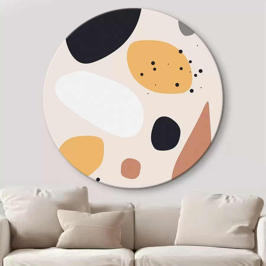 Glezna Abstraktie plankumi r46067